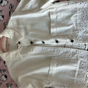 Chelsea & Violet White Jean Jacket